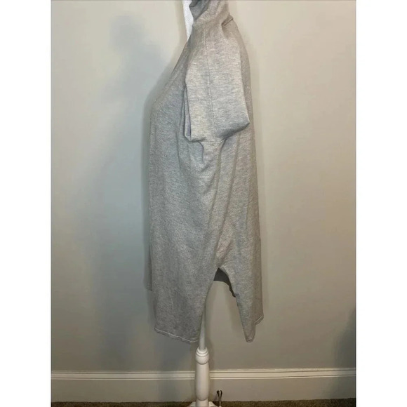 H Halston Lace Panel Long Sleeve Detail Cardigan Heather Gray Women’s XS - Picture 6 of 9